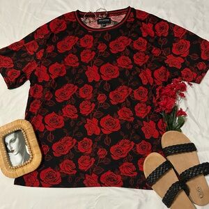 Drill Clothing Co. Women’s Rose Plus Size Tee